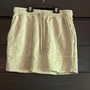 Madewell Green Mini Skirt